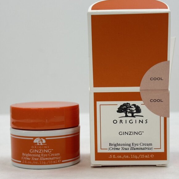 Origins Ginzing Brightening Eye Cream with Caffein and Ginseng Cool 0.5 oz NEW - Picture 2 of 8